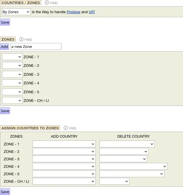 Manage your shop